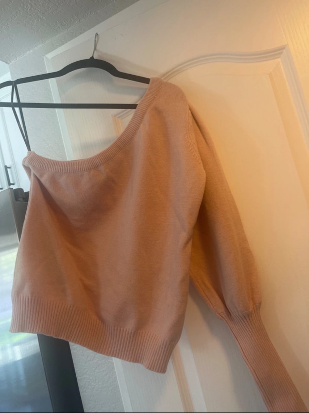 NWT: Forever 21 Blush Pink Off-the-Shoulder Sweater